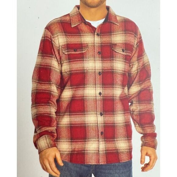 Orvis Heavyweight Big Bear Flannel Shirt NWT Men's Sz. M - Picture 1 of 6